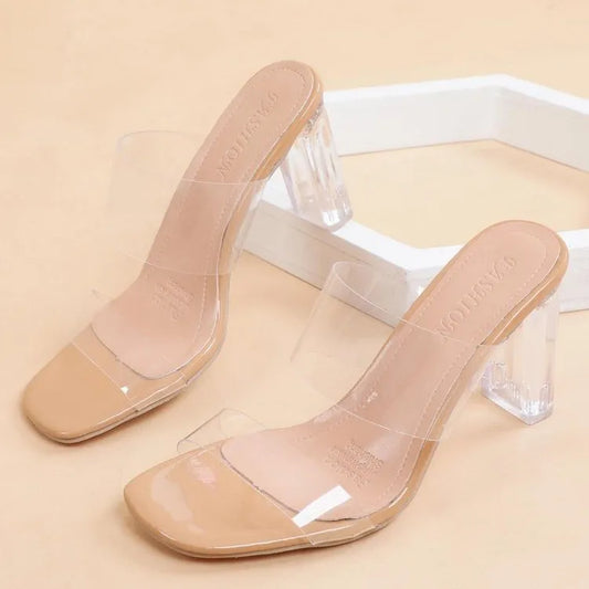 Transparent Women Toe Sandals