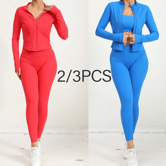 2/3PCS Sport Yoga Zipper